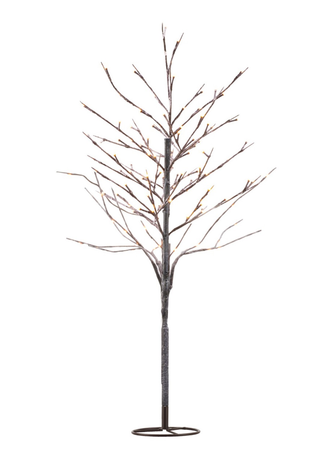 Sirius Alex Tree kunstkerstboom met verlichting 180 cm - voorkant bruin