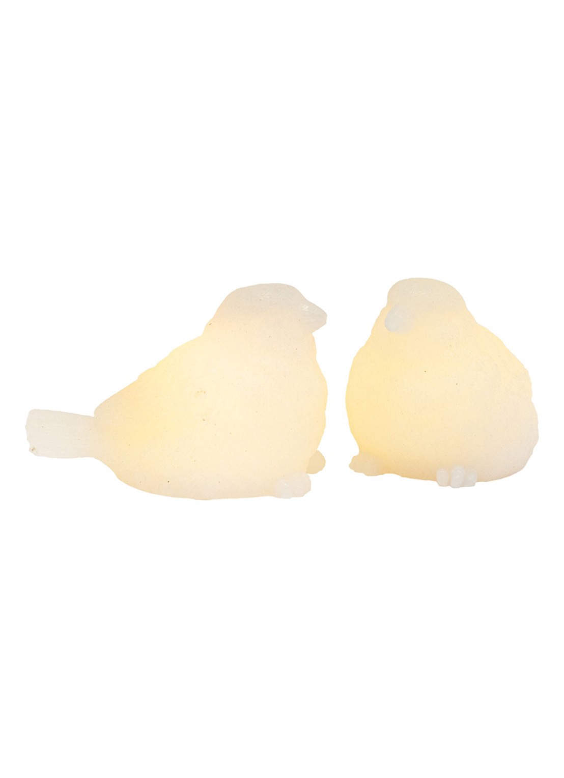 Sirius Erica Sparrow lichtfiguur met LED verlichting 10 cm - voorkant 5 gebroken wit