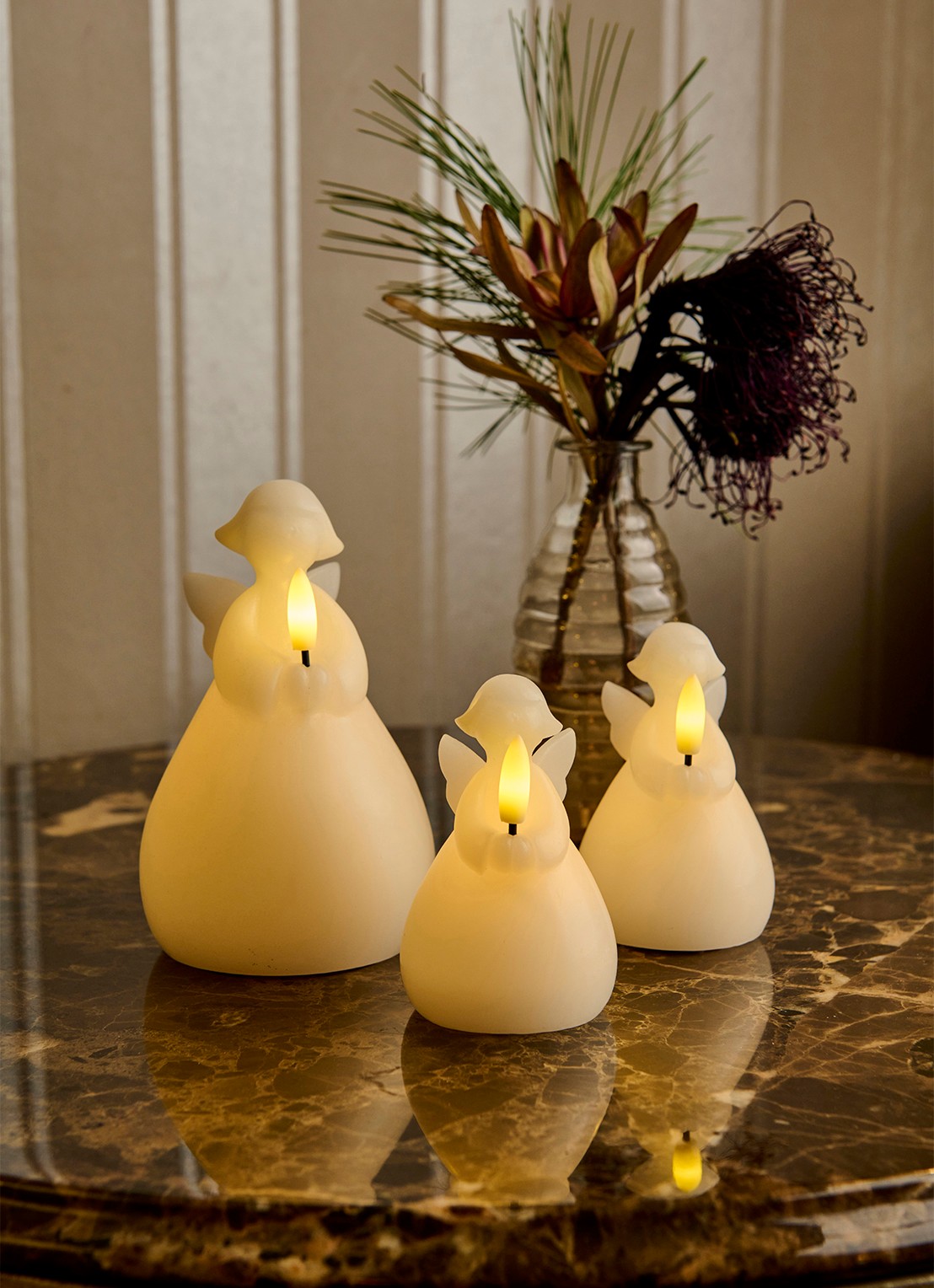 Sirius Lucia LED-kaars 15 cm - detail 2 wit