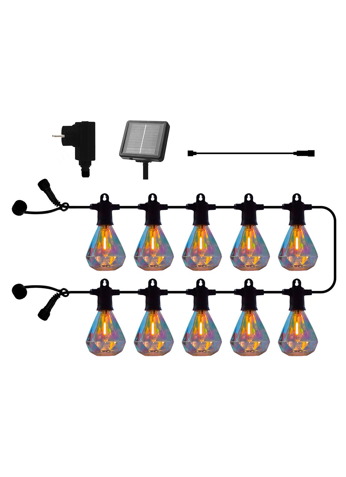 Sirius Marcus lichtsnoer startset 3 meter - voorkant transparant