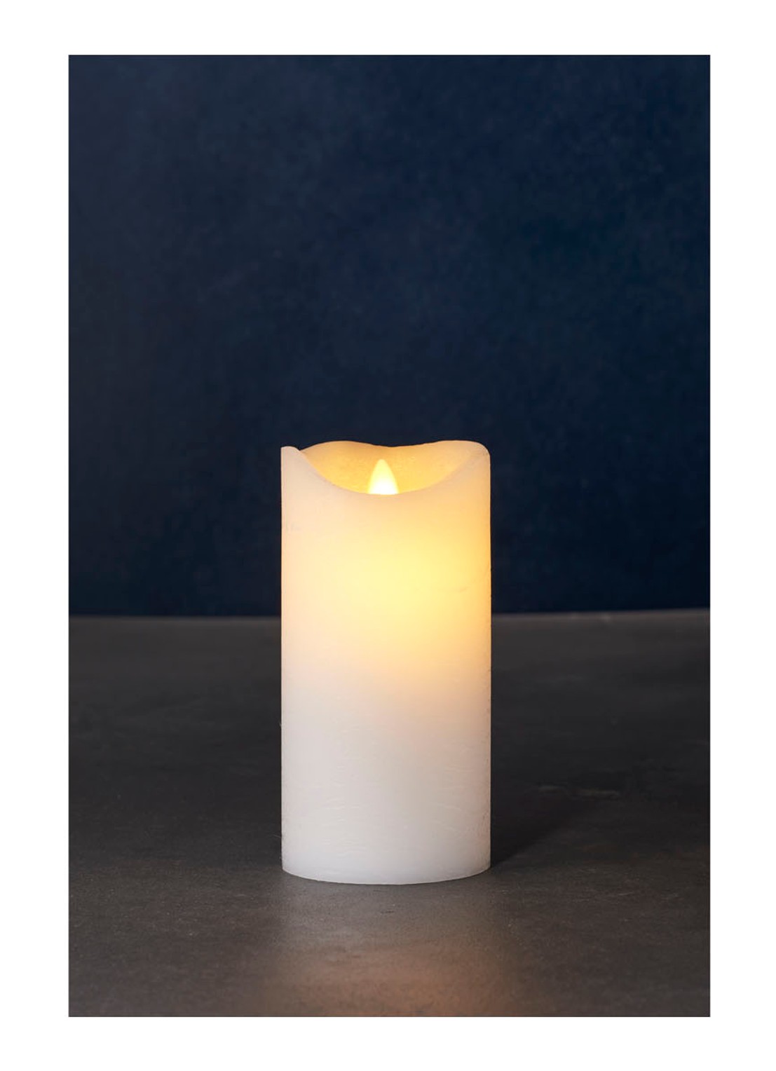 Sirius Sara Exclusive LED-kaars 15 cm - voorkant 2 wit
