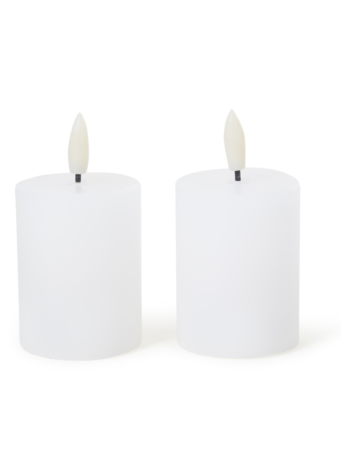 Sirius Sille Mini LED-kaars set van 2 - voorkant wit