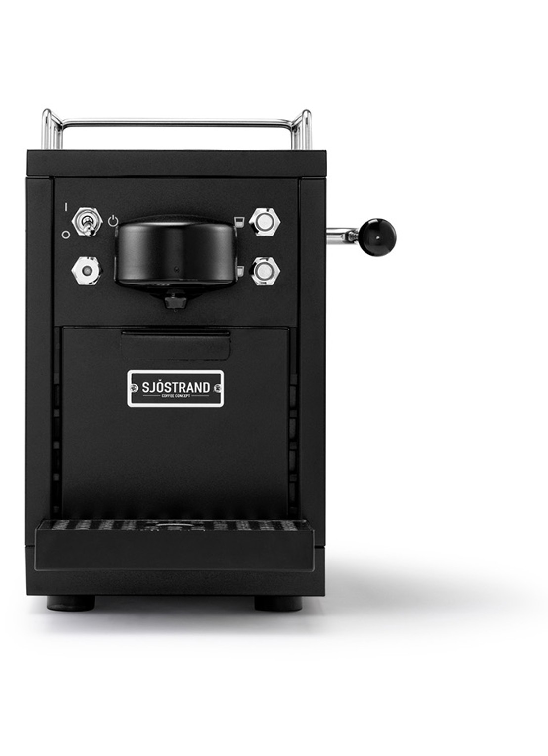 Sjöstrand The Original espressomachine M1-BL-EU-A - voorkant zwart