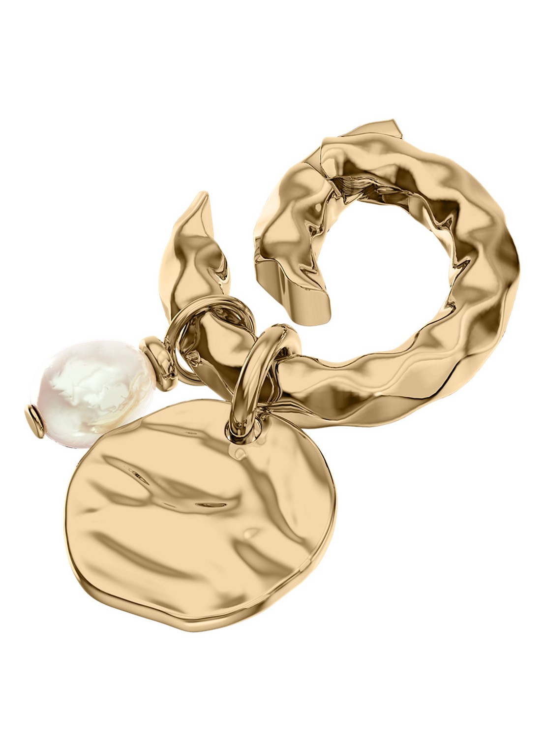 Skagen Agnethe Pearl ketting verguld SKJ5024710 - detail 2 goud