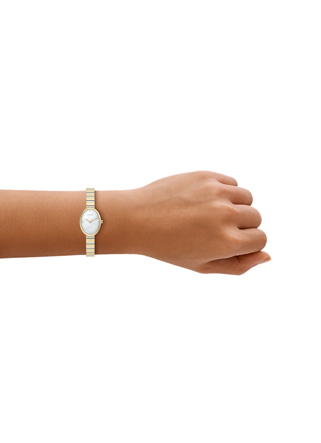Skagen Anita Oval horloge SKW3183 - detail 6 goud