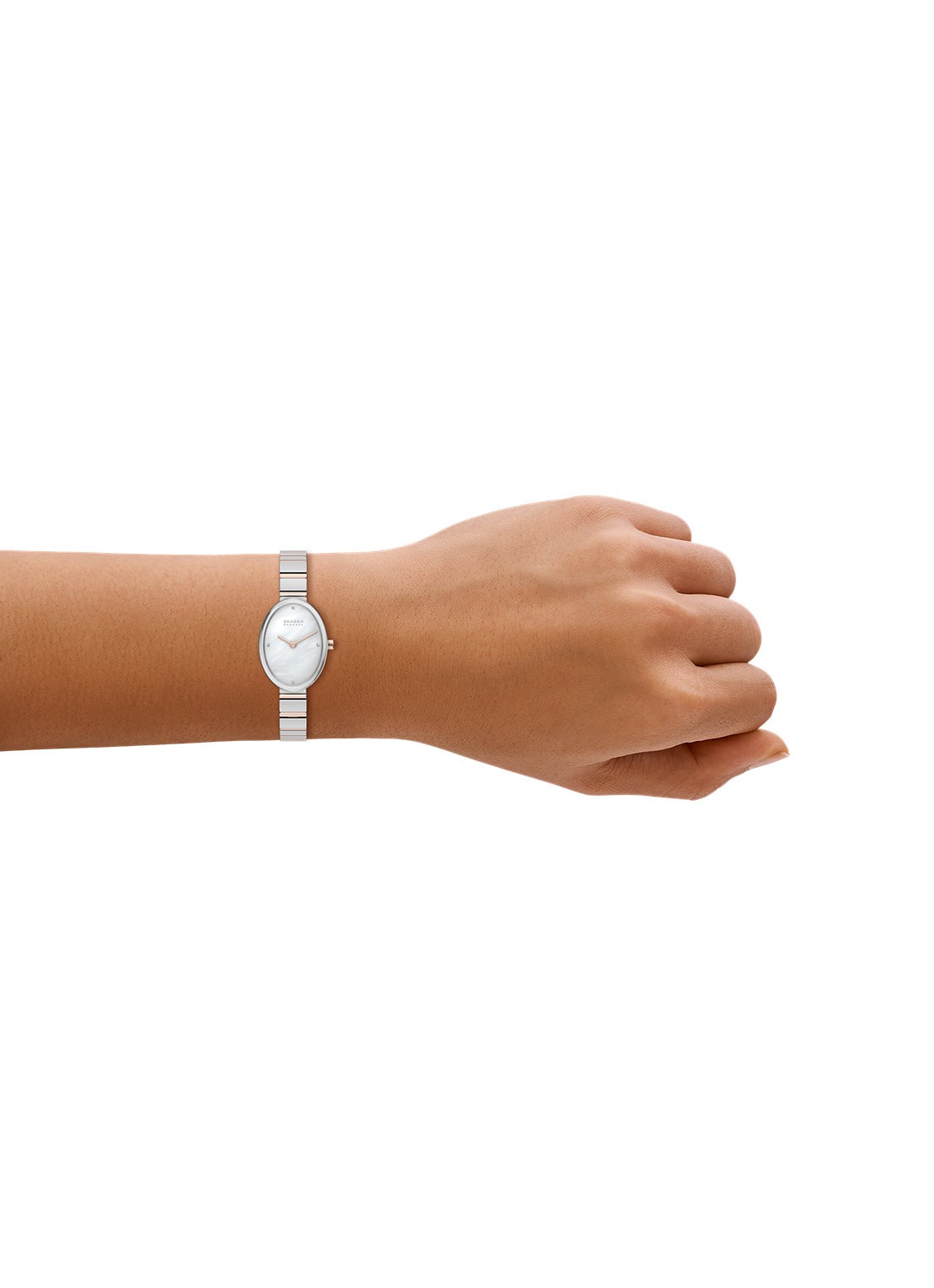 Skagen Anita Oval horloge SKW3184 - detail 6 zilver