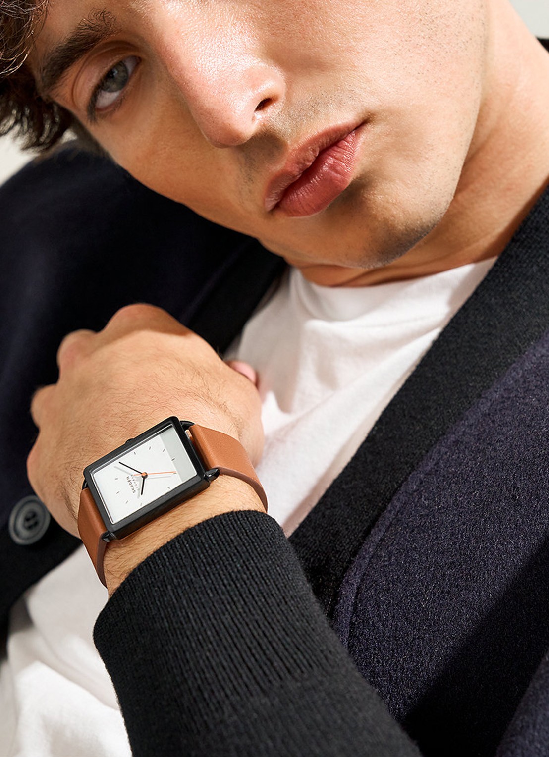 Skagen Hagen horloge SKW6929 - detail 4 zwart