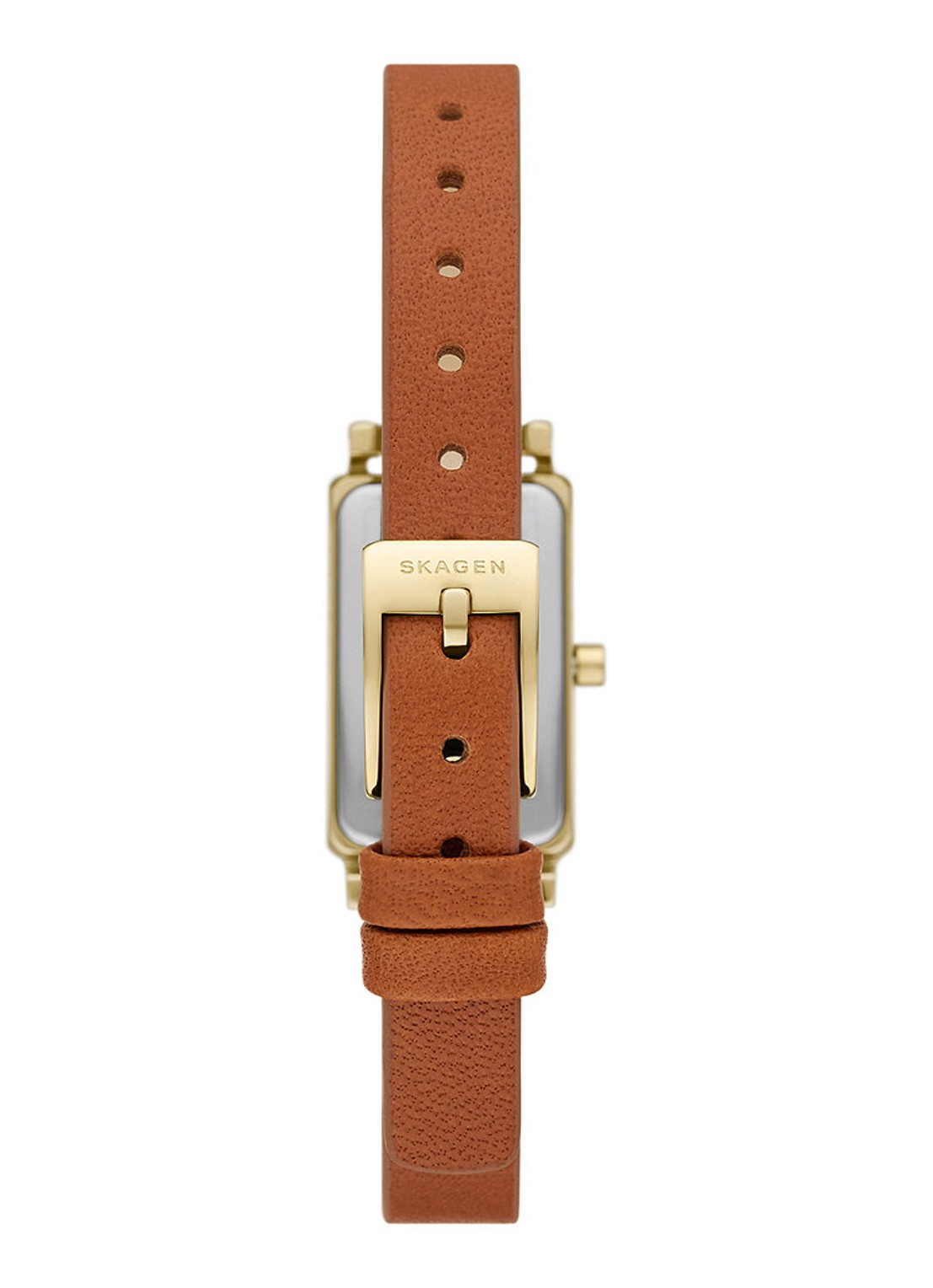 Skagen Hagen Micro horloge SKW3149 - detail goud