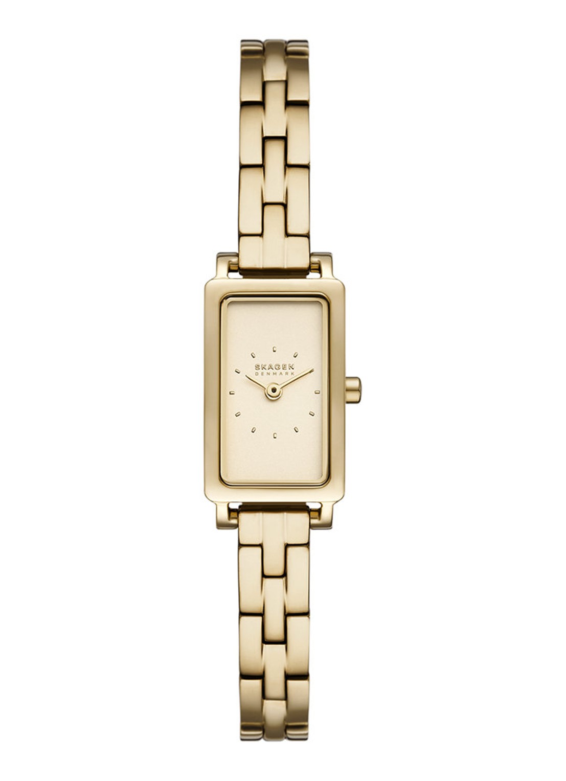 Skagen Hagen Micro horloge SKW3154 - voorkant 4 goud