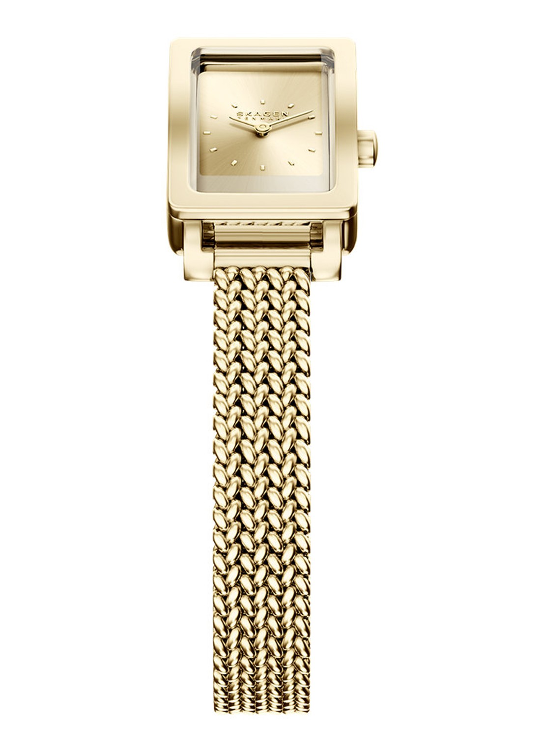 Skagen Hagen Micro horloge SKW3178 - detail 3 goud