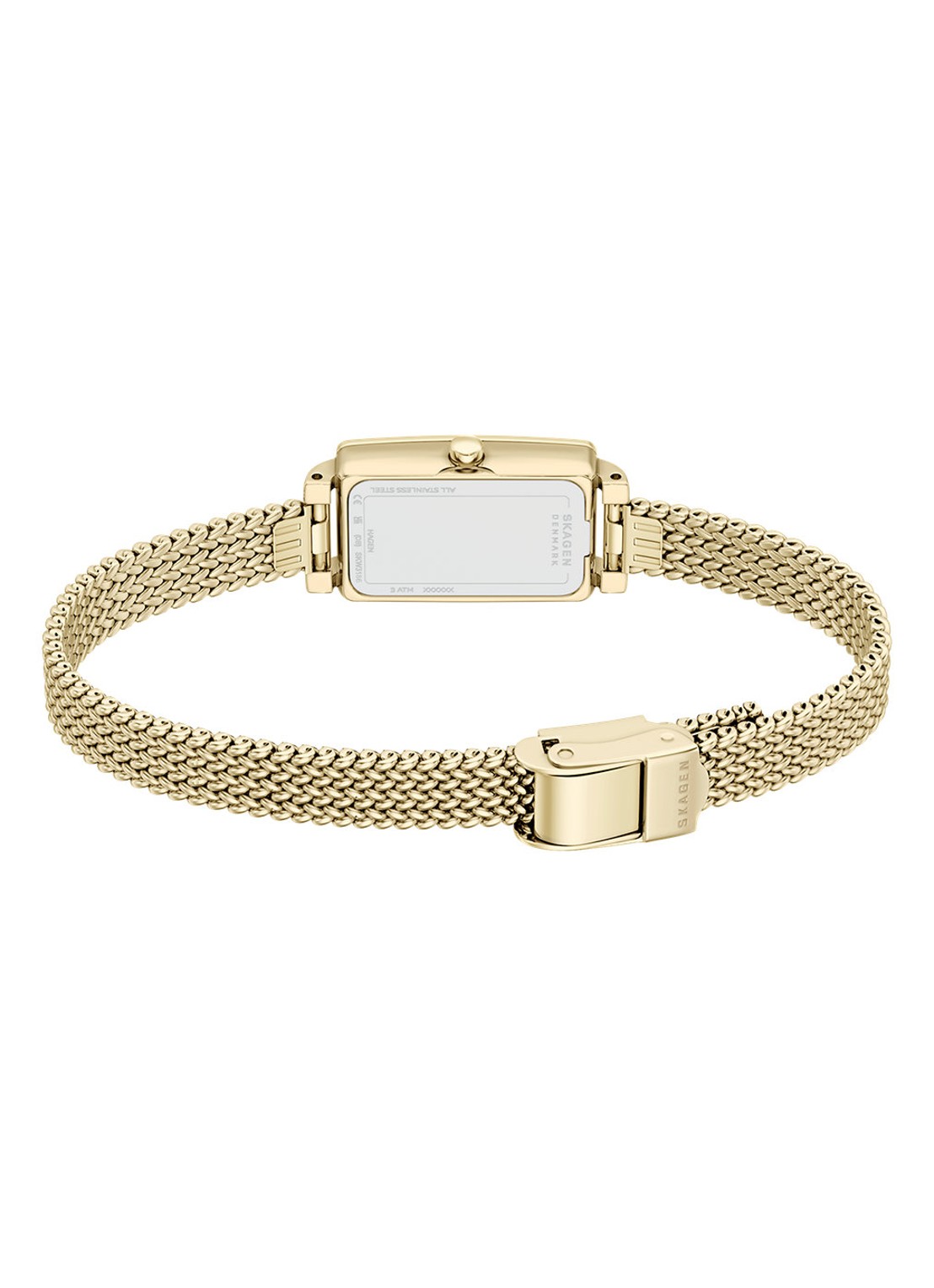 Skagen Hagen Micro horloge SKW3186 - detail 4 goud
