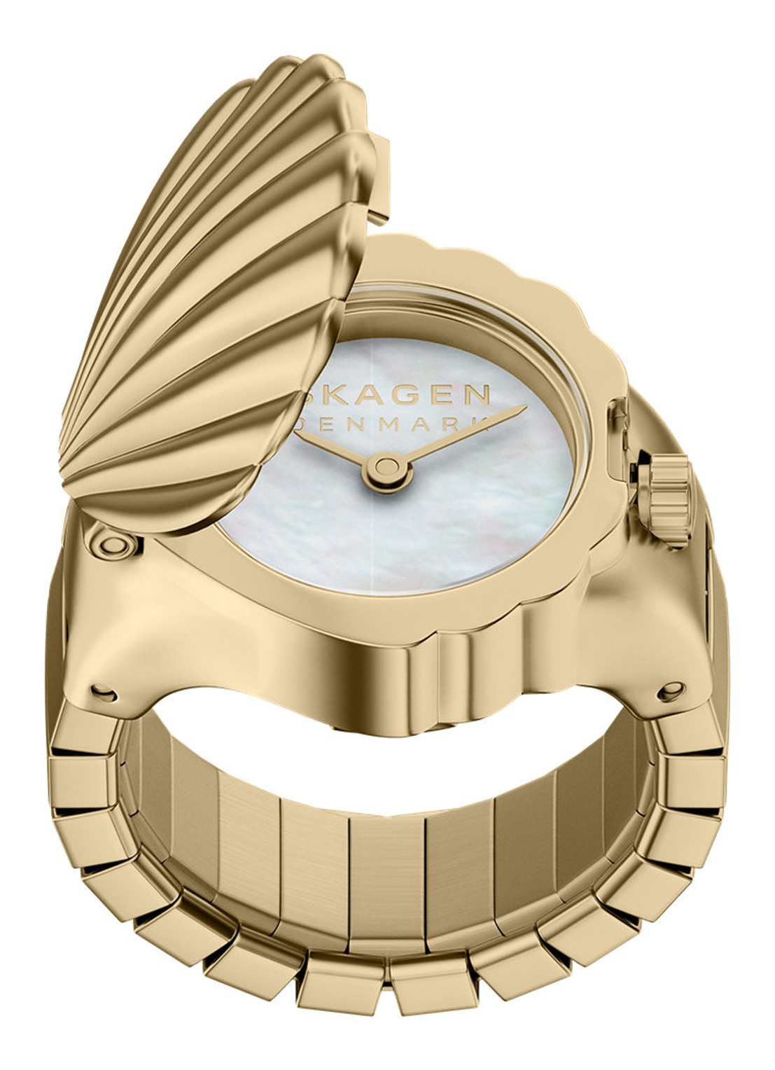 Skagen  Horloge ring SKW3180 - detail 3 goud