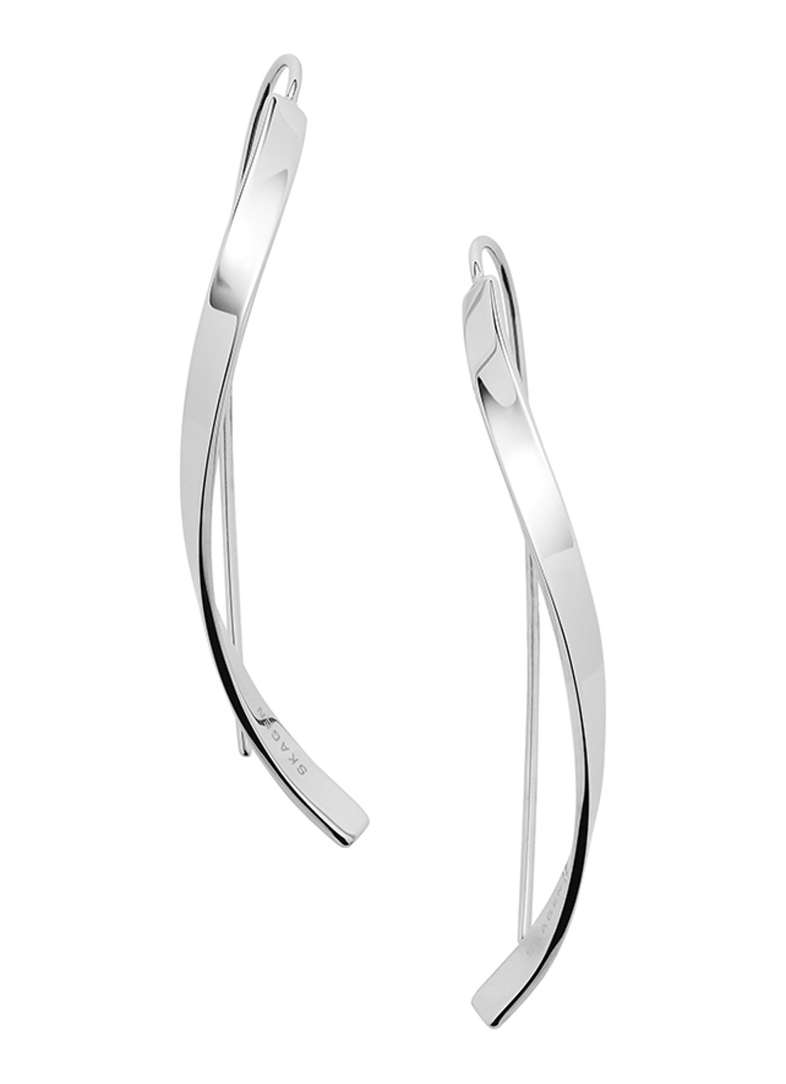 Skagen Kariana oorstekers SKJ1199040 - voorkant 2 zilver