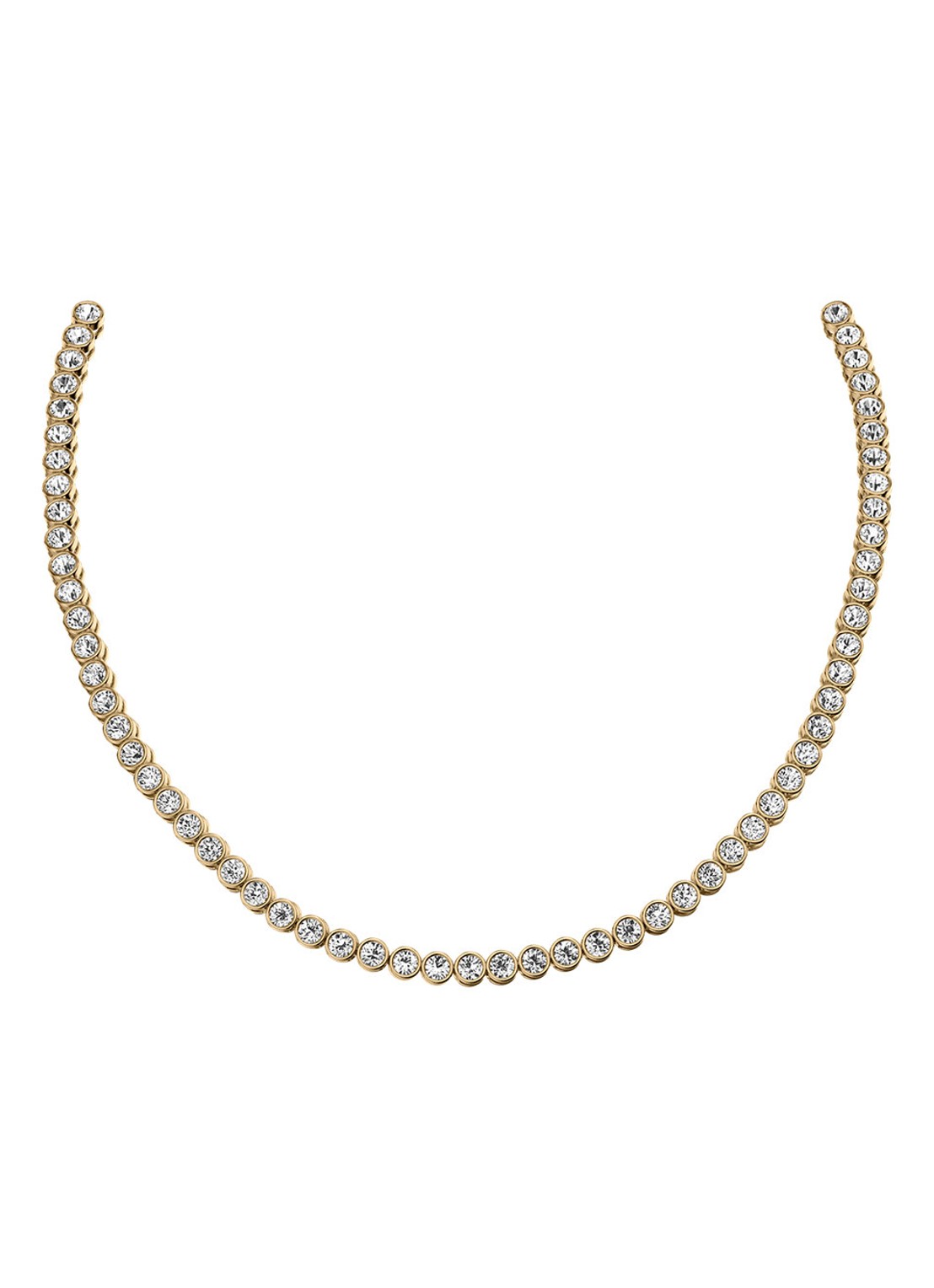 Skagen Moderne Glitz ketting verguld SKJ5019710 - detail 3 goud