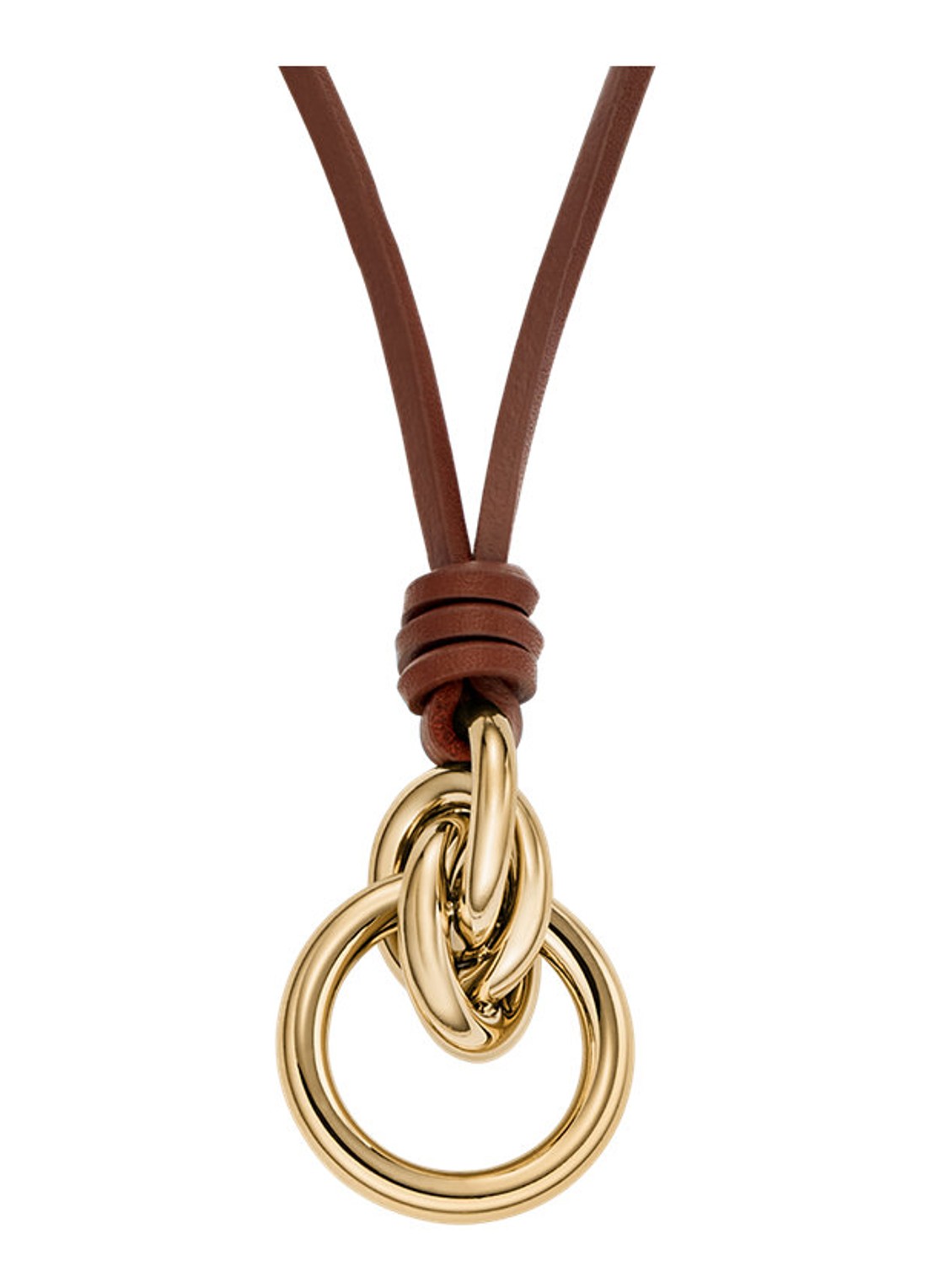 Skagen Moderne Stak ketting SKJ1897710 - voorkant 4 goud
