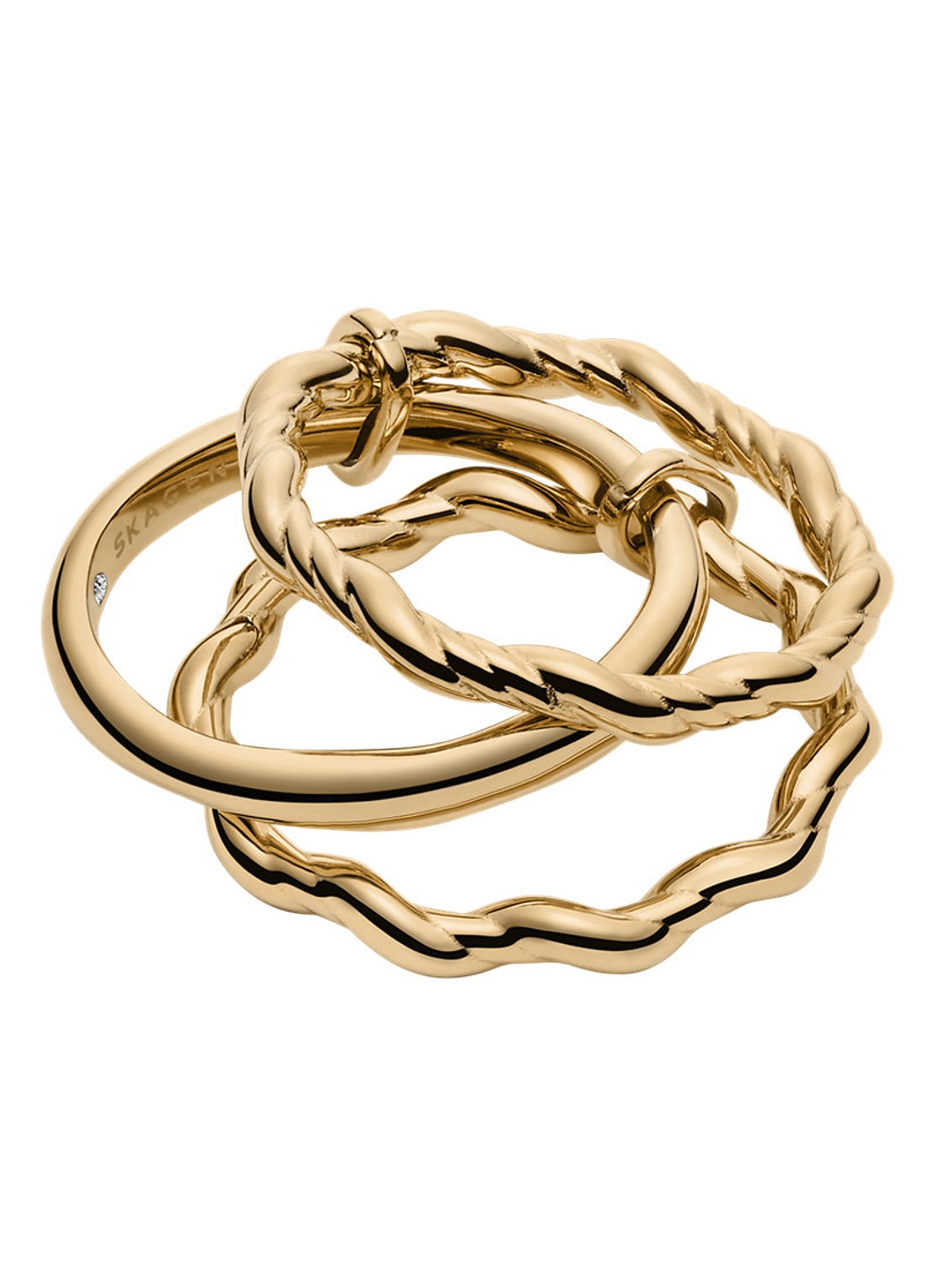 Skagen Moderne Stak ring SKJ1906710 - detail 2 goud