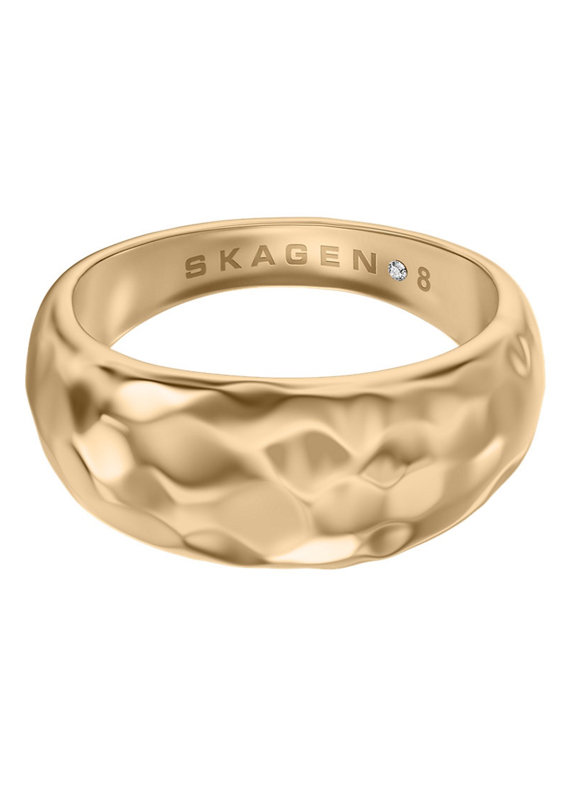Skagen Moderne Stak ring verguld SKJ5026710 - detail 2 zilver