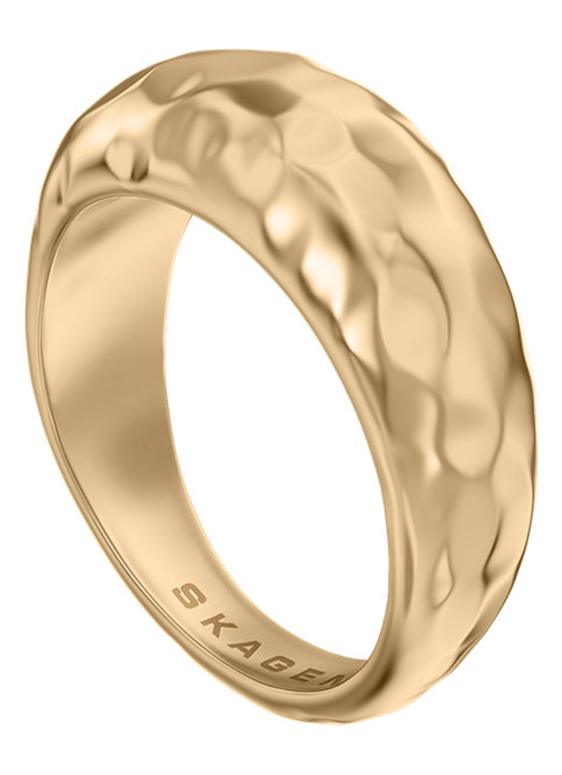 Skagen Moderne Stak ring verguld SKJ5026710 - detail 3 zilver