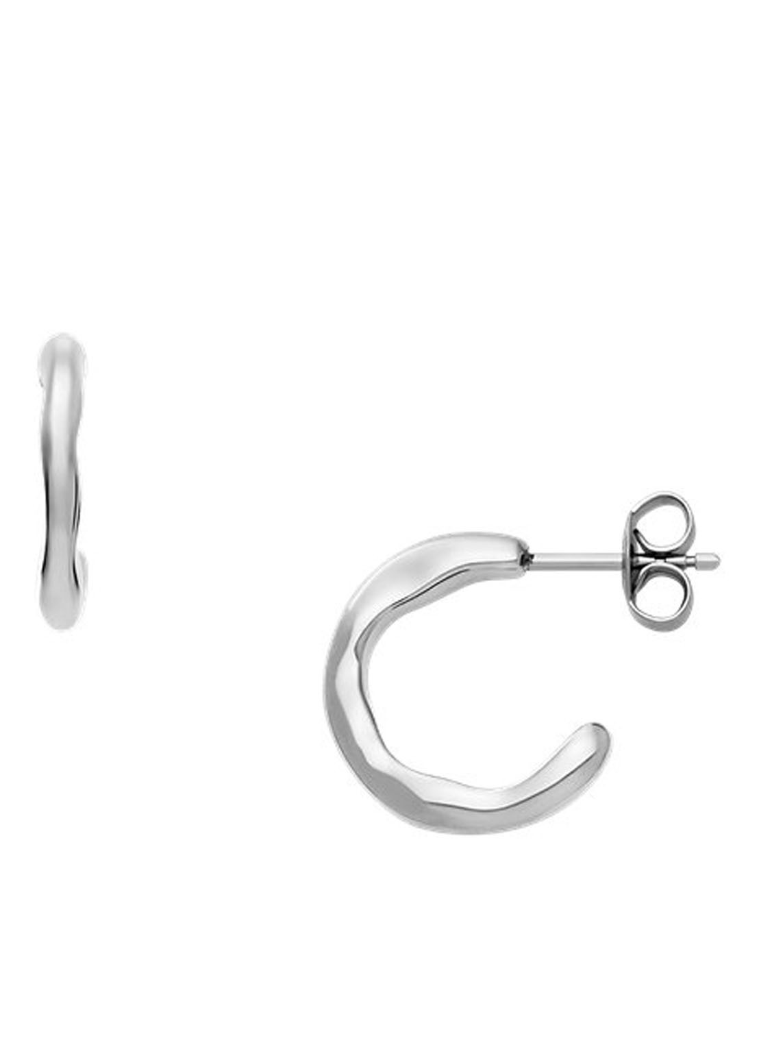 Skagen Oorringen SKJ1869040 - voorkant 3 zilver
