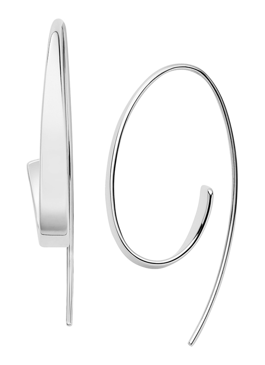 Skagen Oorstekers SKJ1077040 - voorkant zilver