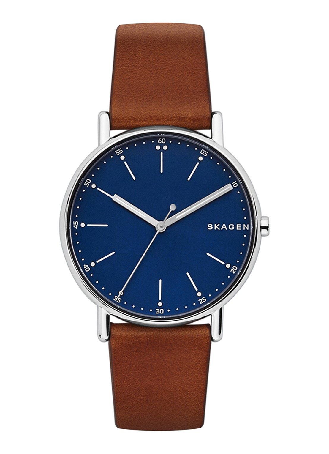 Skagen Sigantur horloge SKW6355 - voorkant zilver