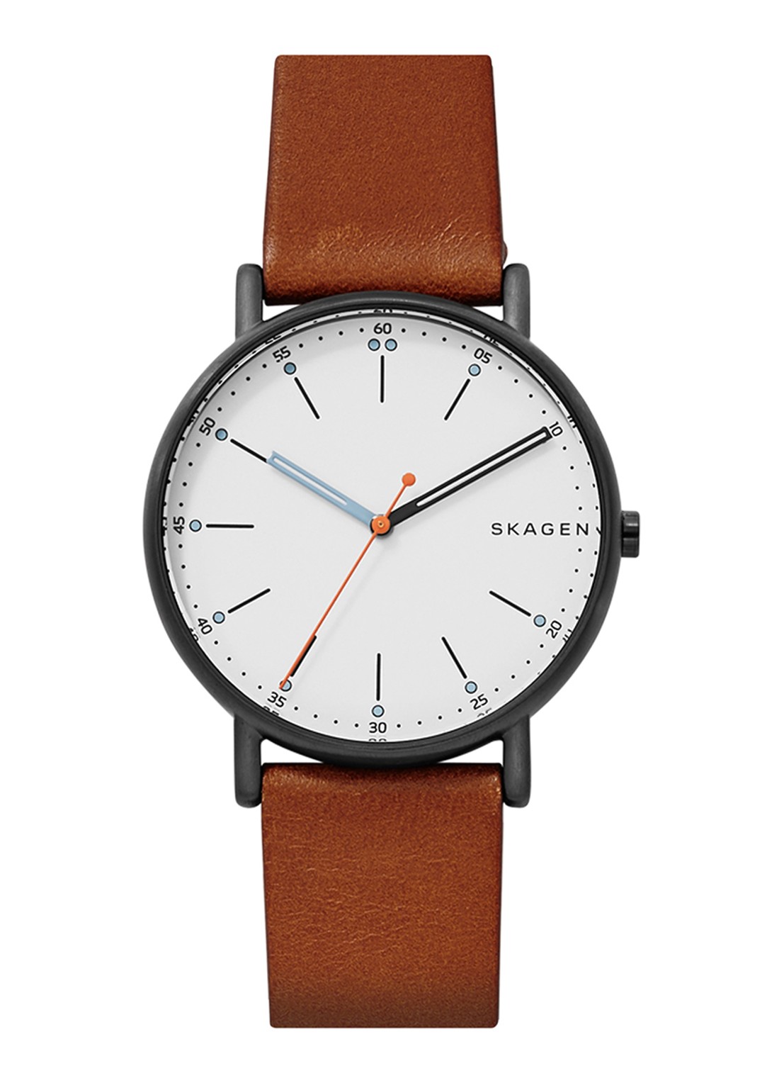 Skagen Signatur horloge SKW6374 - voorkant antraciet