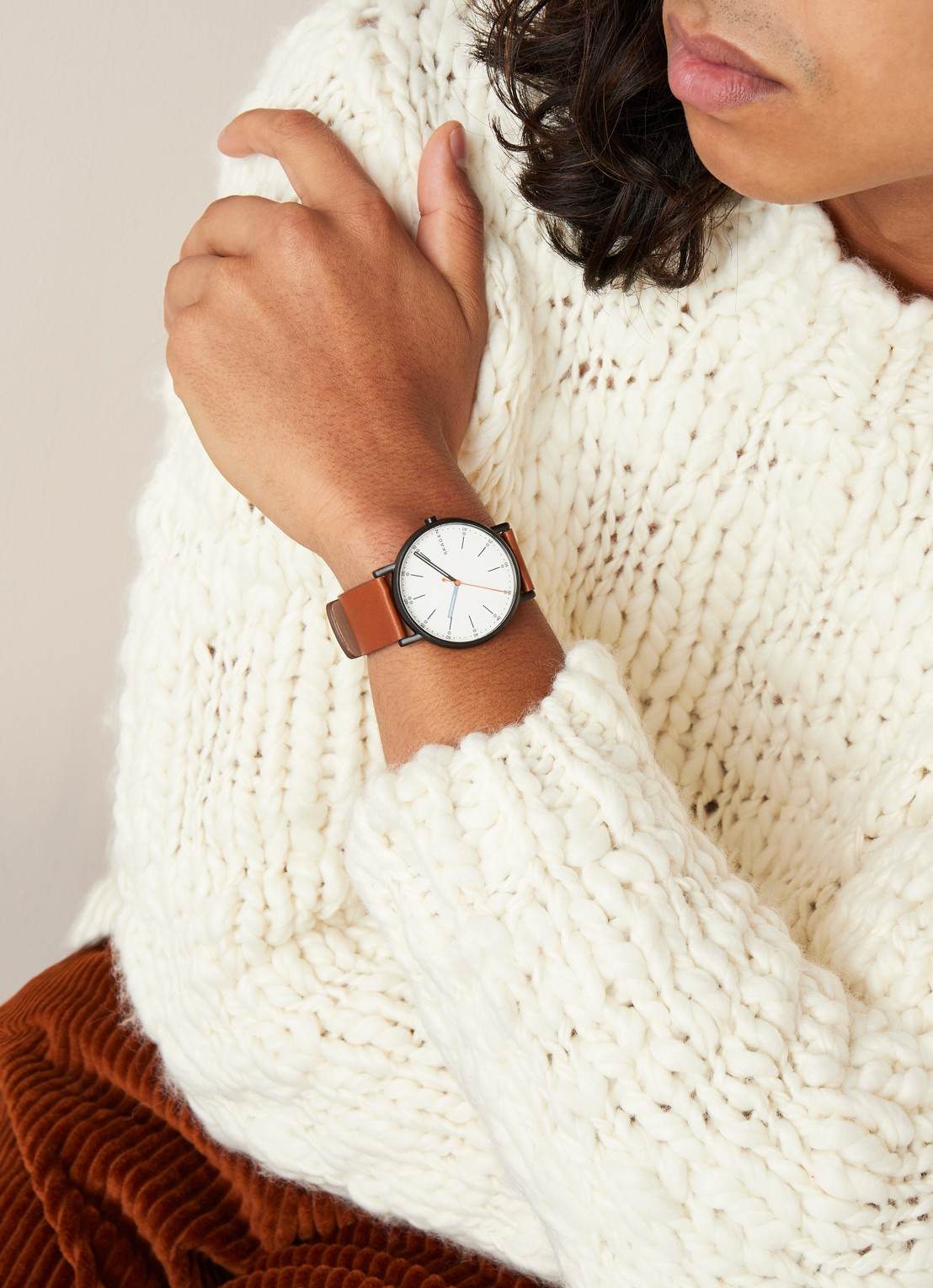 Skagen Signatur horloge SKW6374 - voorkant 2 antraciet