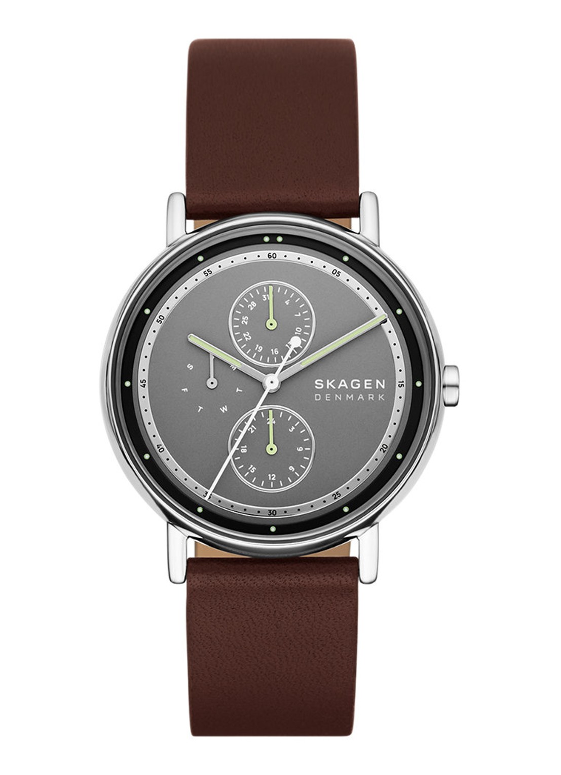 Skagen Signatur horloge  SKW6941 - voorkant zilver