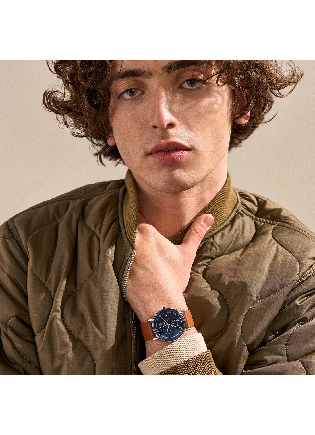 Skagen Signatur horloge  SKW6943 - detail 4 zilver