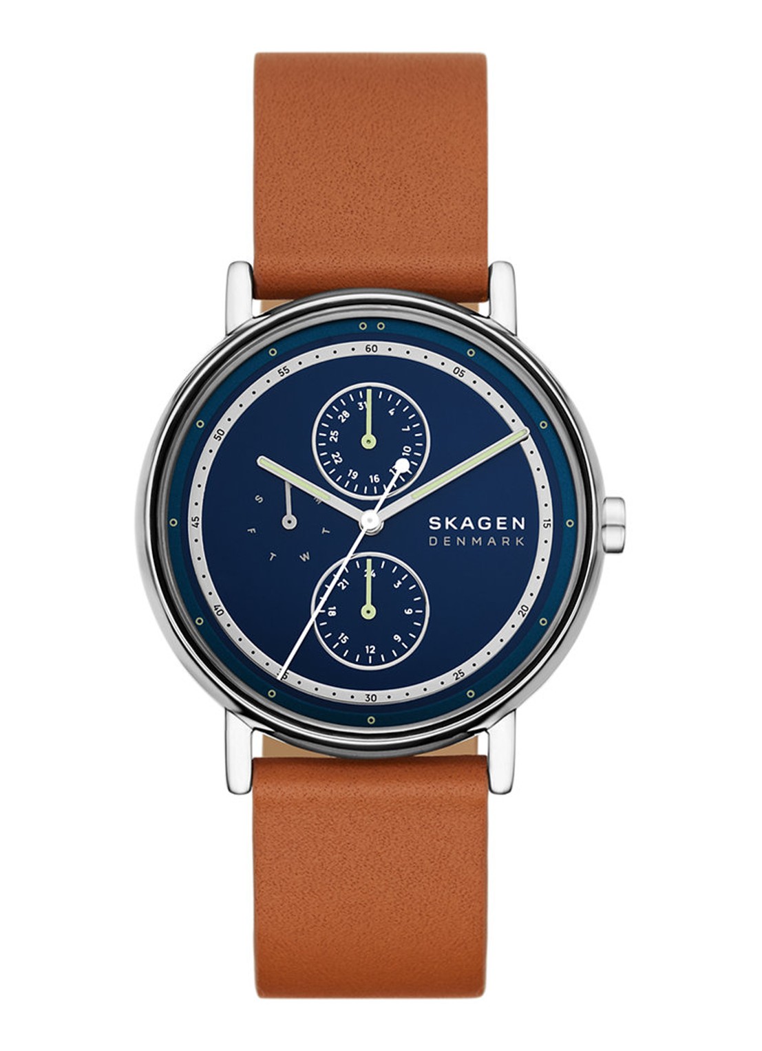 Skagen Signatur horloge  SKW6943 - voorkant zilver