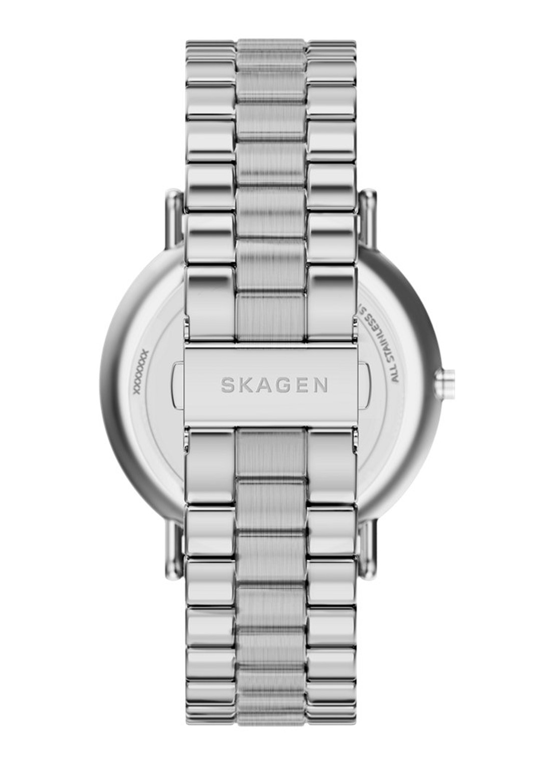 Skagen Signatur horloge SKW6950 - detail zilver
