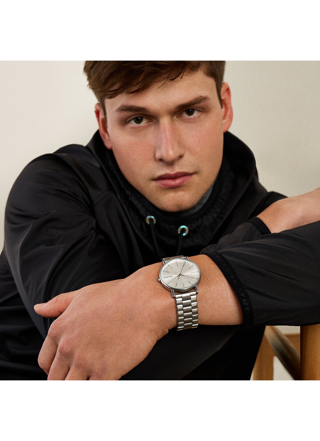 Skagen Signatur horloge SKW6950 - detail 4 zilver