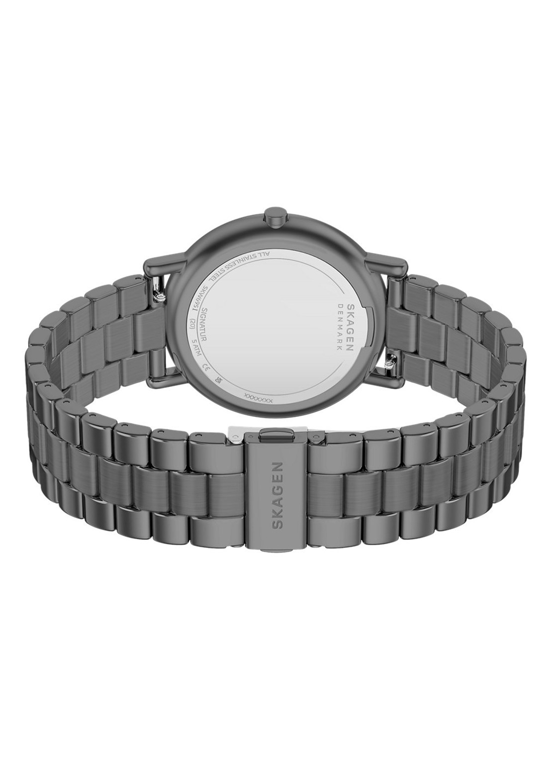 Skagen Signatur horloge SKW6951 - detail 3 donkergrijs