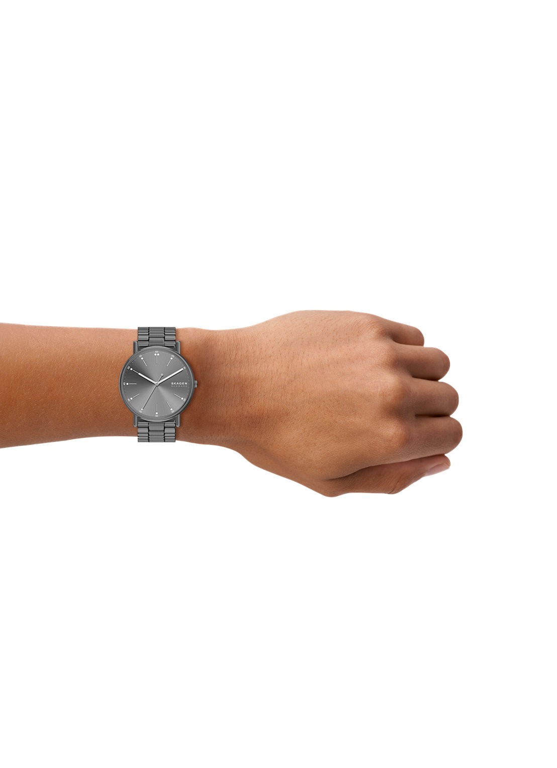 Skagen Signatur horloge SKW6951 - detail 5 donkergrijs