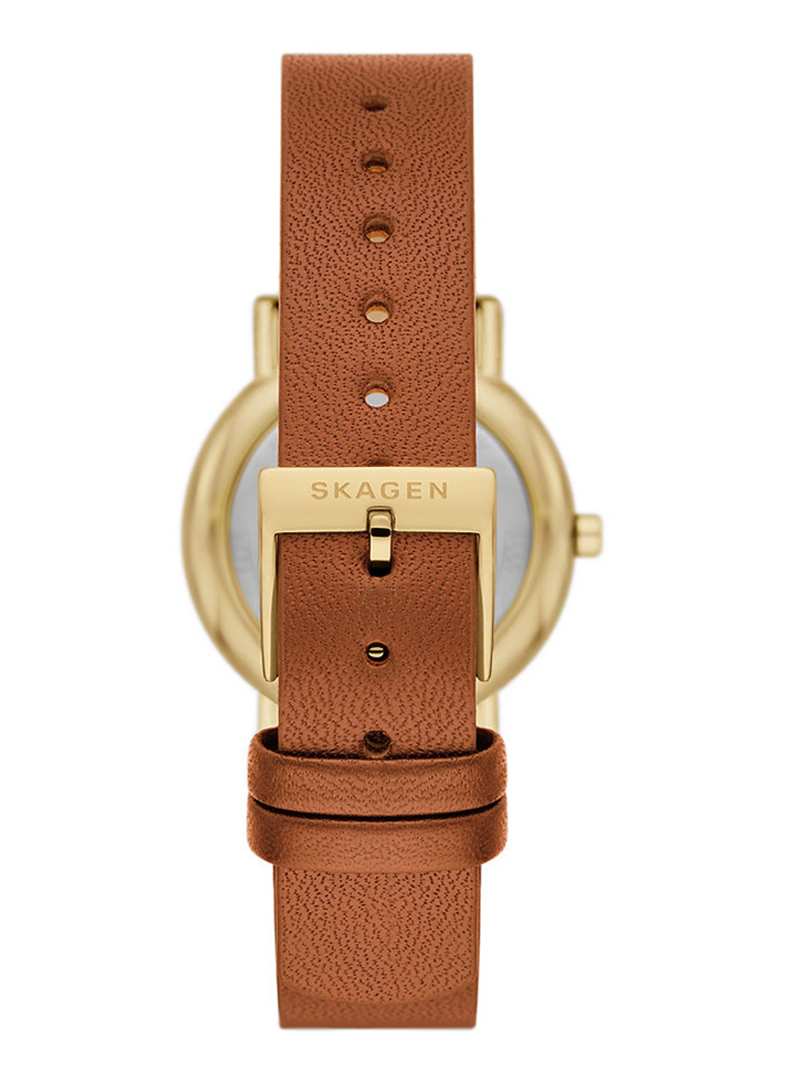Skagen Signatur Lille horloge SKW3121 - detail bruin