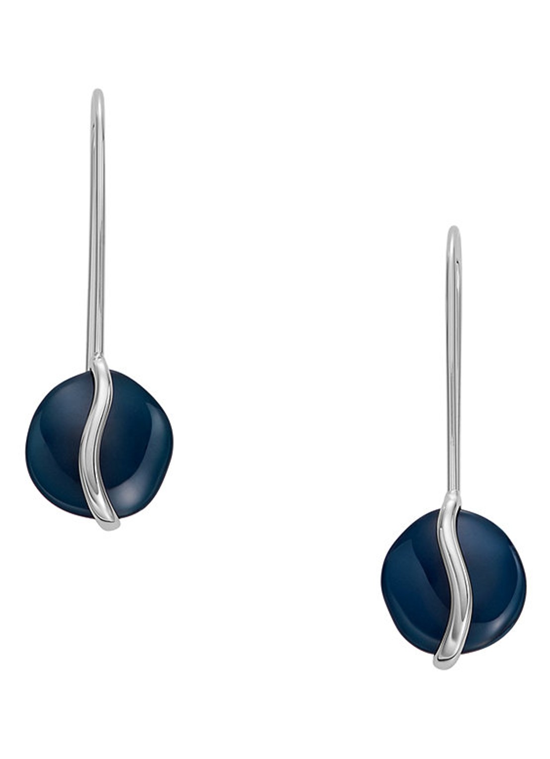 Skagen Sofie oorhangers SKJ1812040 - detail zilver