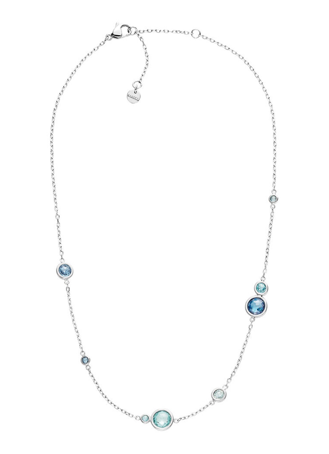 Skagen Sofie Sea Glass ketting SKJ1907040 - detail 2 zilver