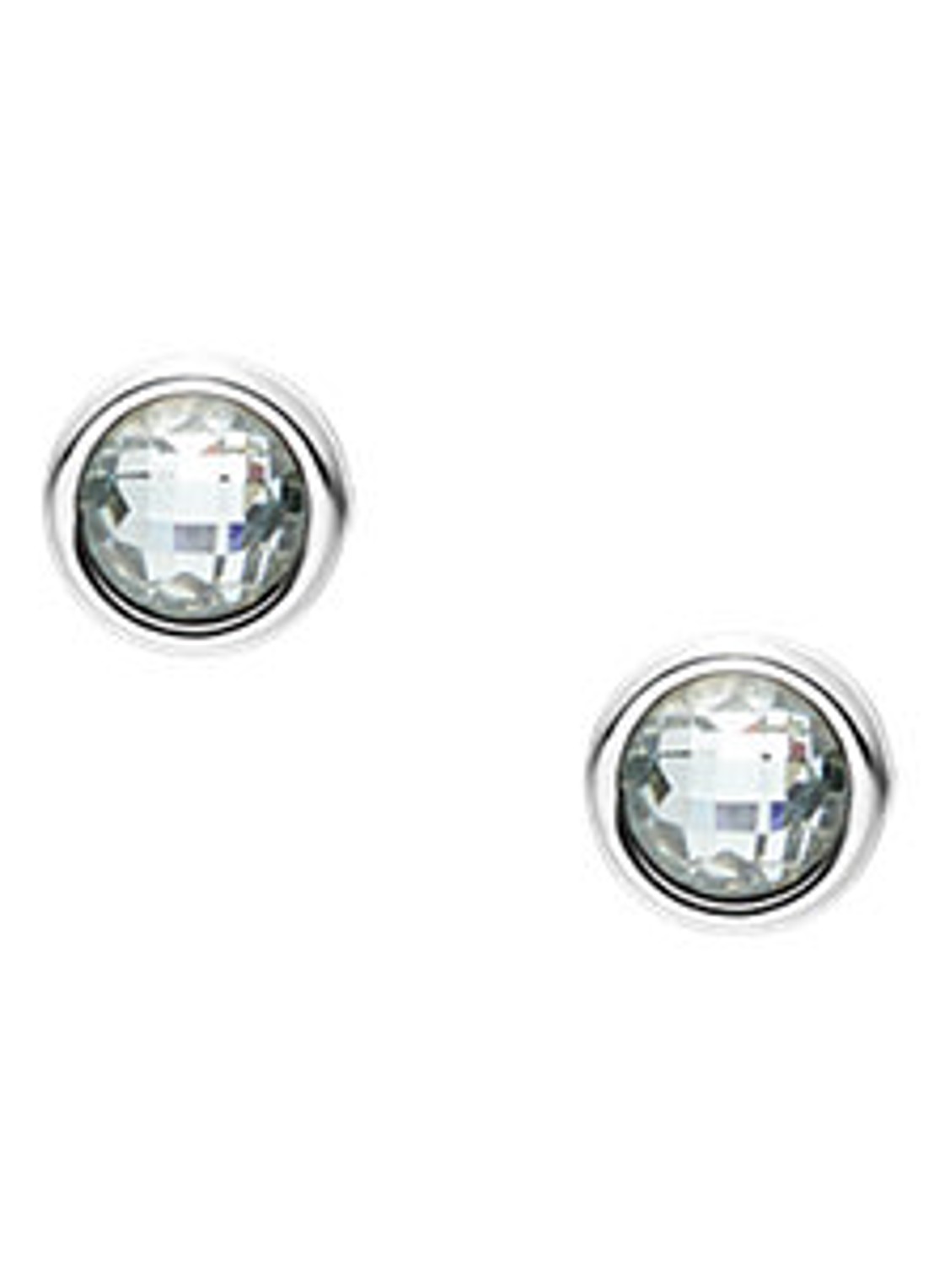 Skagen Sofie Sea Glass oorknopjes SKJ1893040 - detail 2 zilver