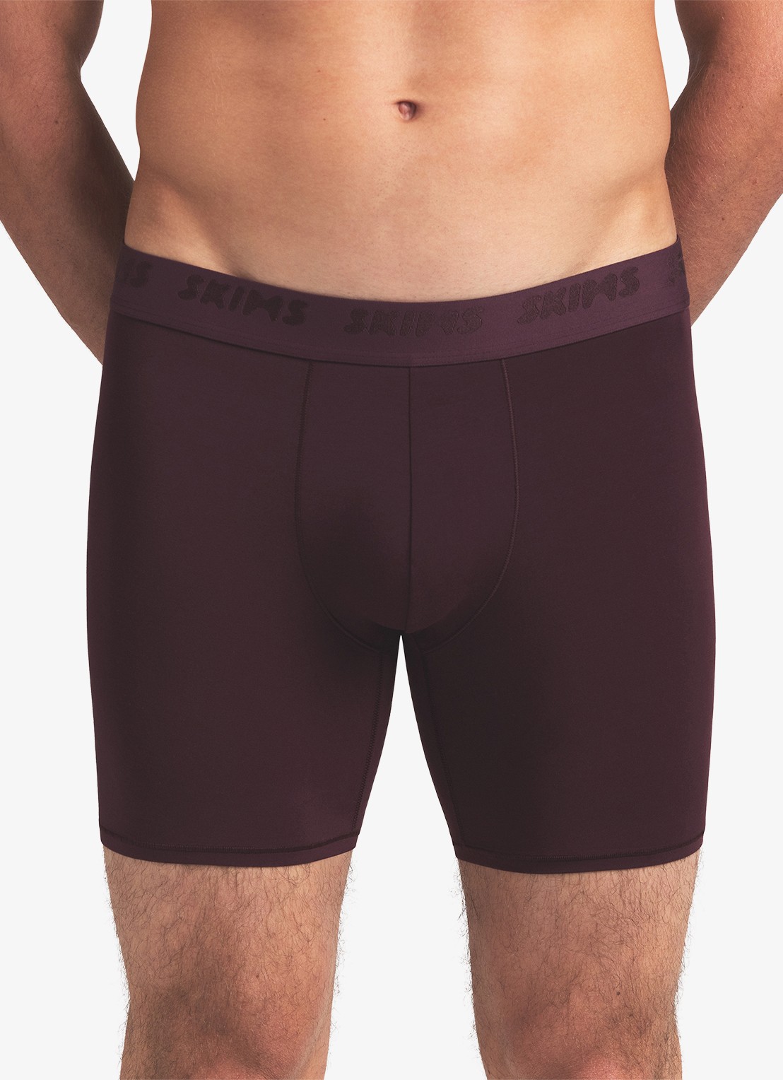 SKIMS Boxershort met logoband in 3-pack - detail grijs