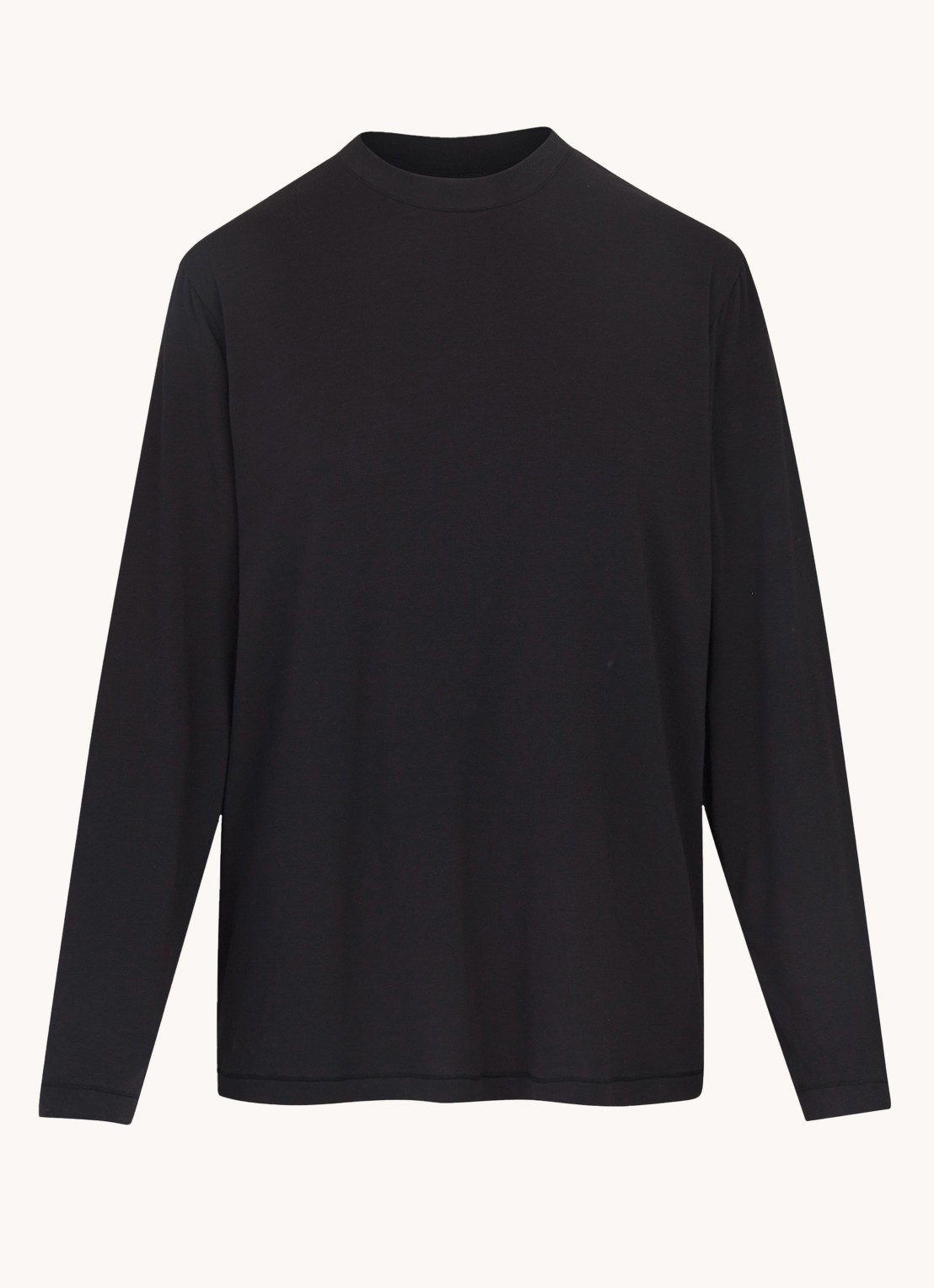 SKIMS Boyfriend oversized loungetop met stretch - voorkant zwart
