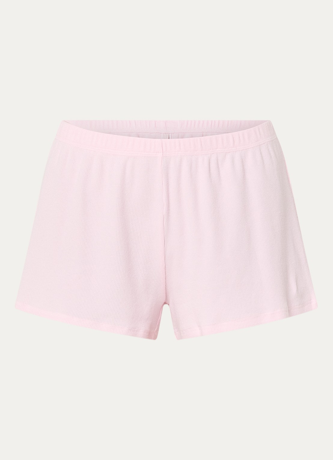 SKIMS Cotton Rib loose fit pyjamabroek - voorkant cherry blossom