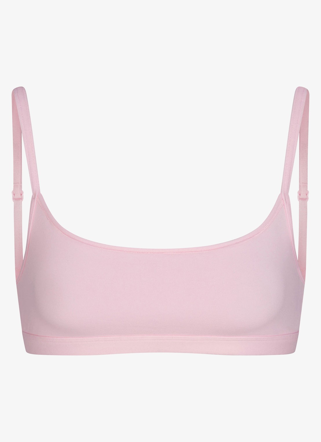 SKIMS Everyday Cotton bralette - voorkant 2 beige