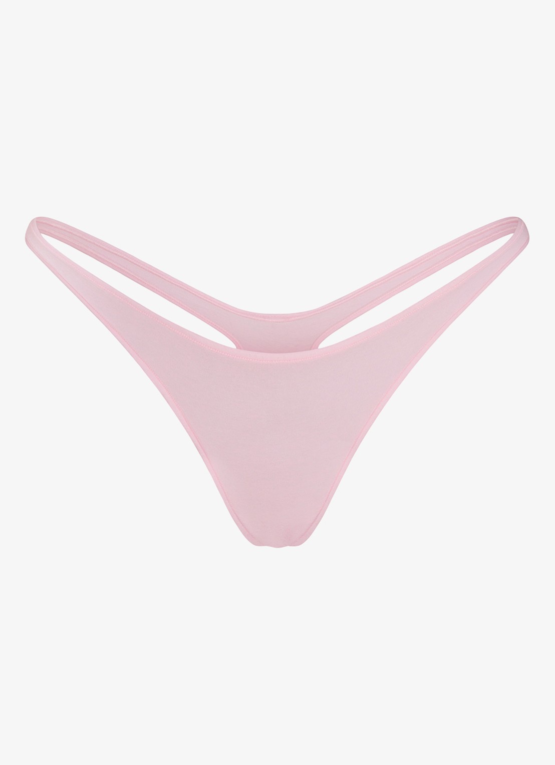 SKIMS Everyday Cotton string - voorkant lichtroze