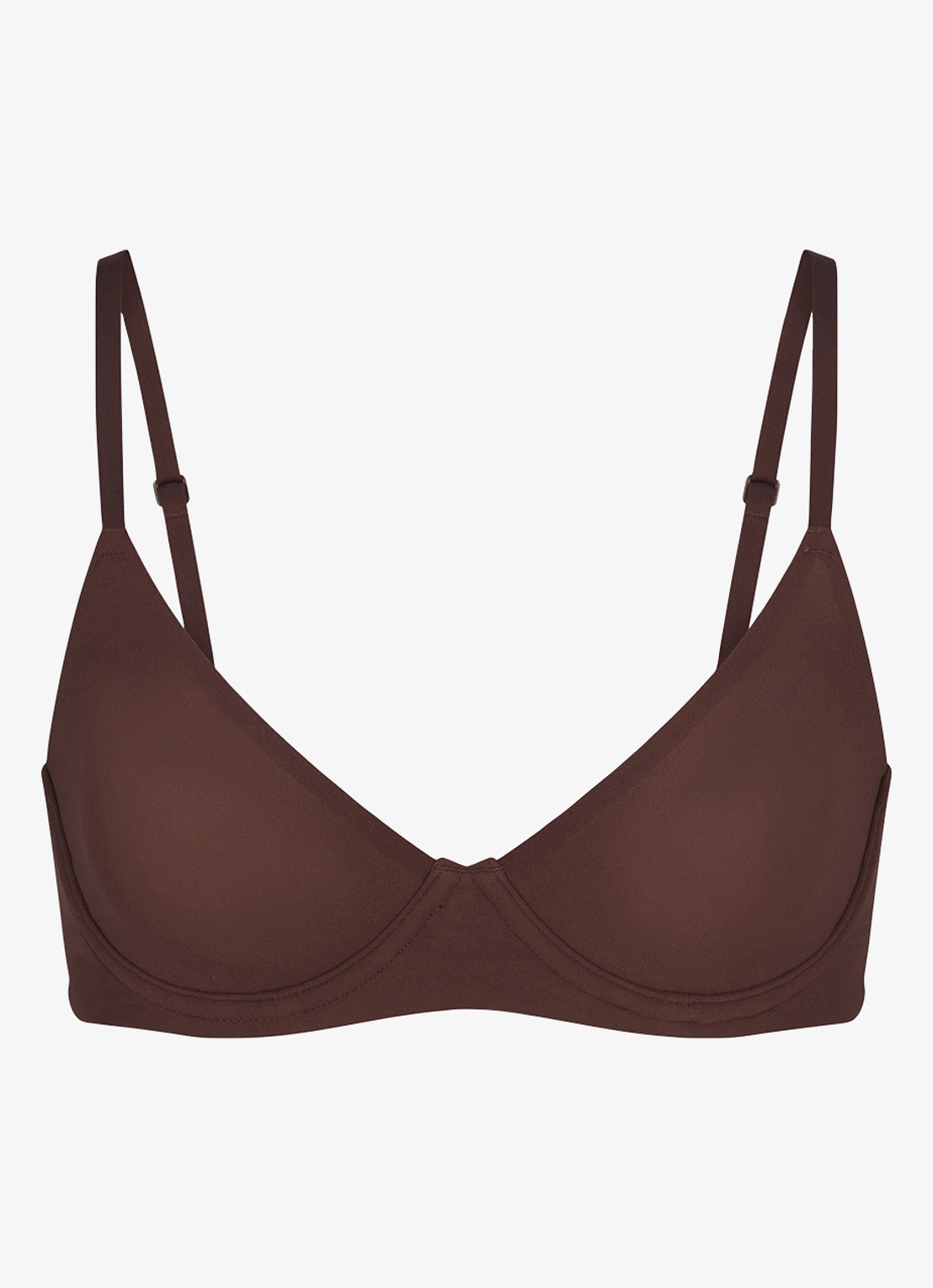 SKIMS Fits Everybody bh met beugel - voorkant 3 cocoa