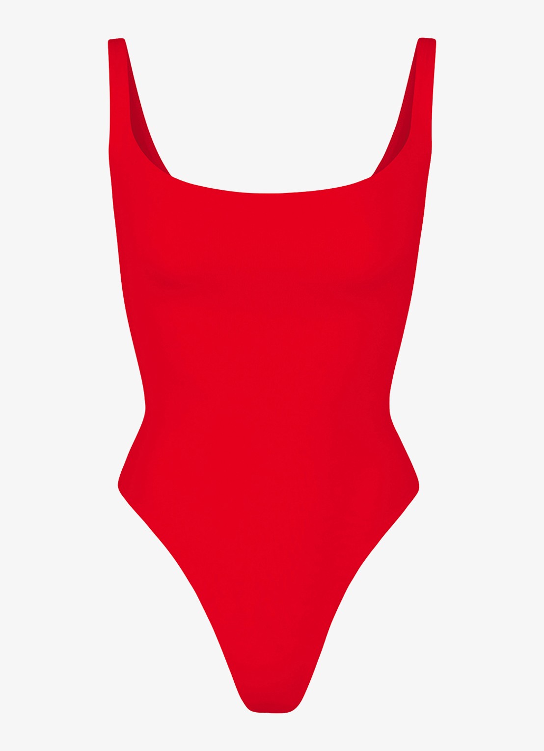 SKIMS Fits Everybody body met rugdecolleté - voorkant cherry