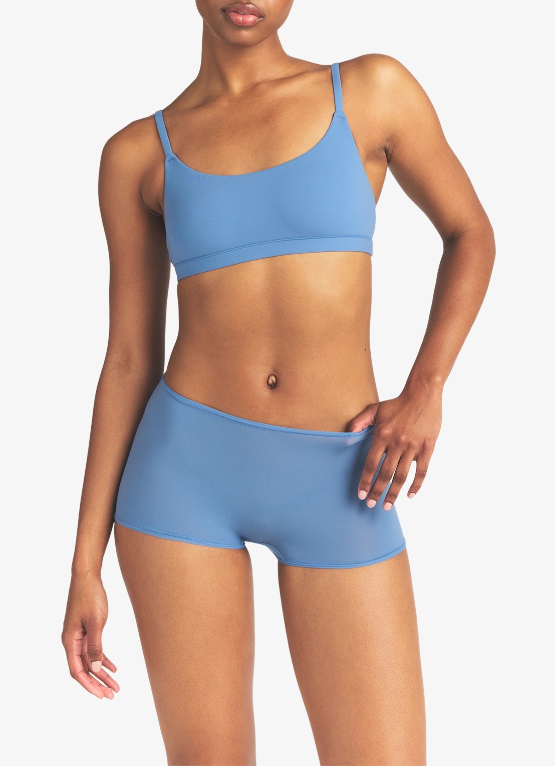 SKIMS Fits Everybody Boyshorts  - voorkant 3 arctic
