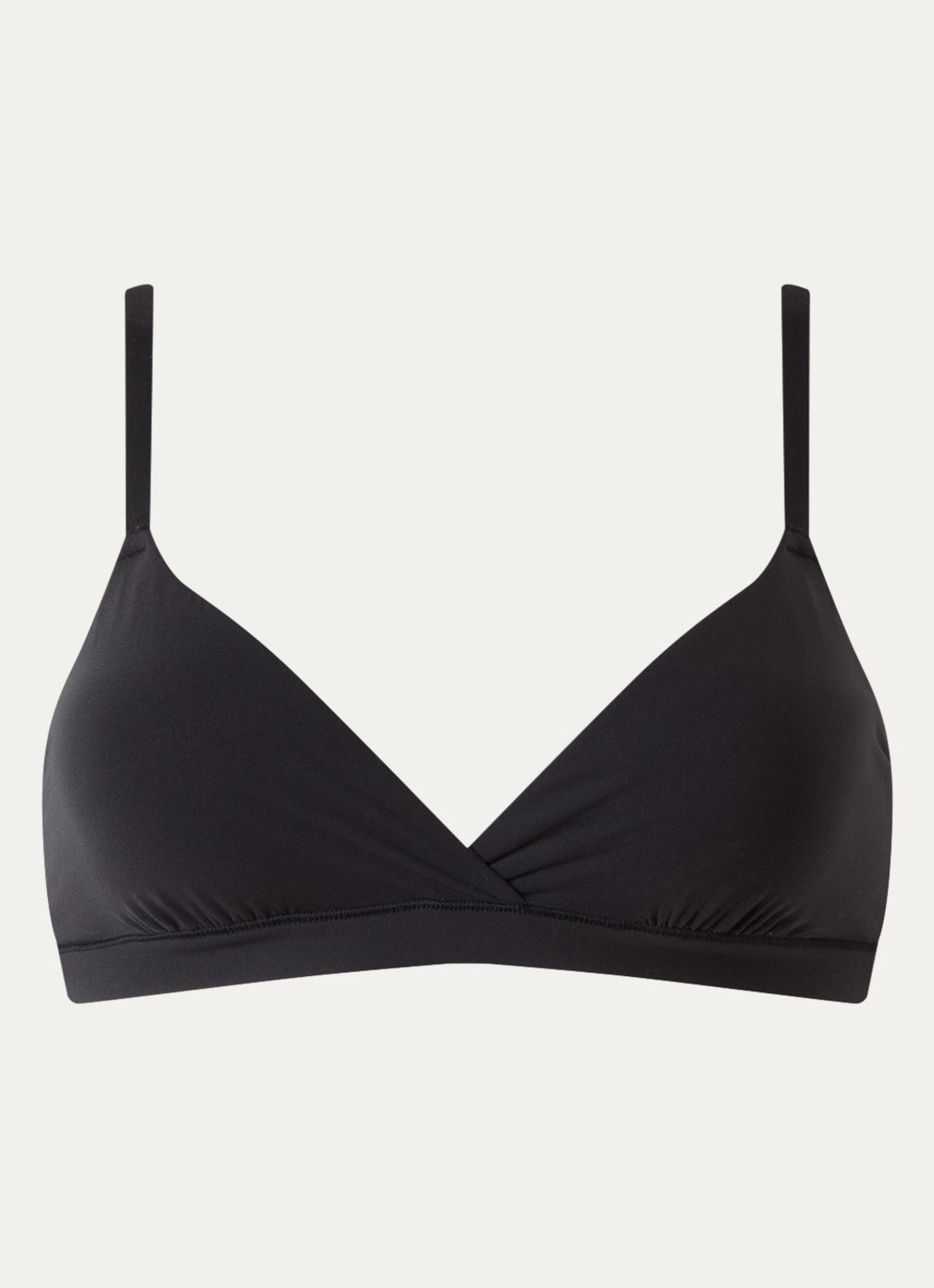 SKIMS Fits Everybody bralette zonder vulling - voorkant 4 zwart
