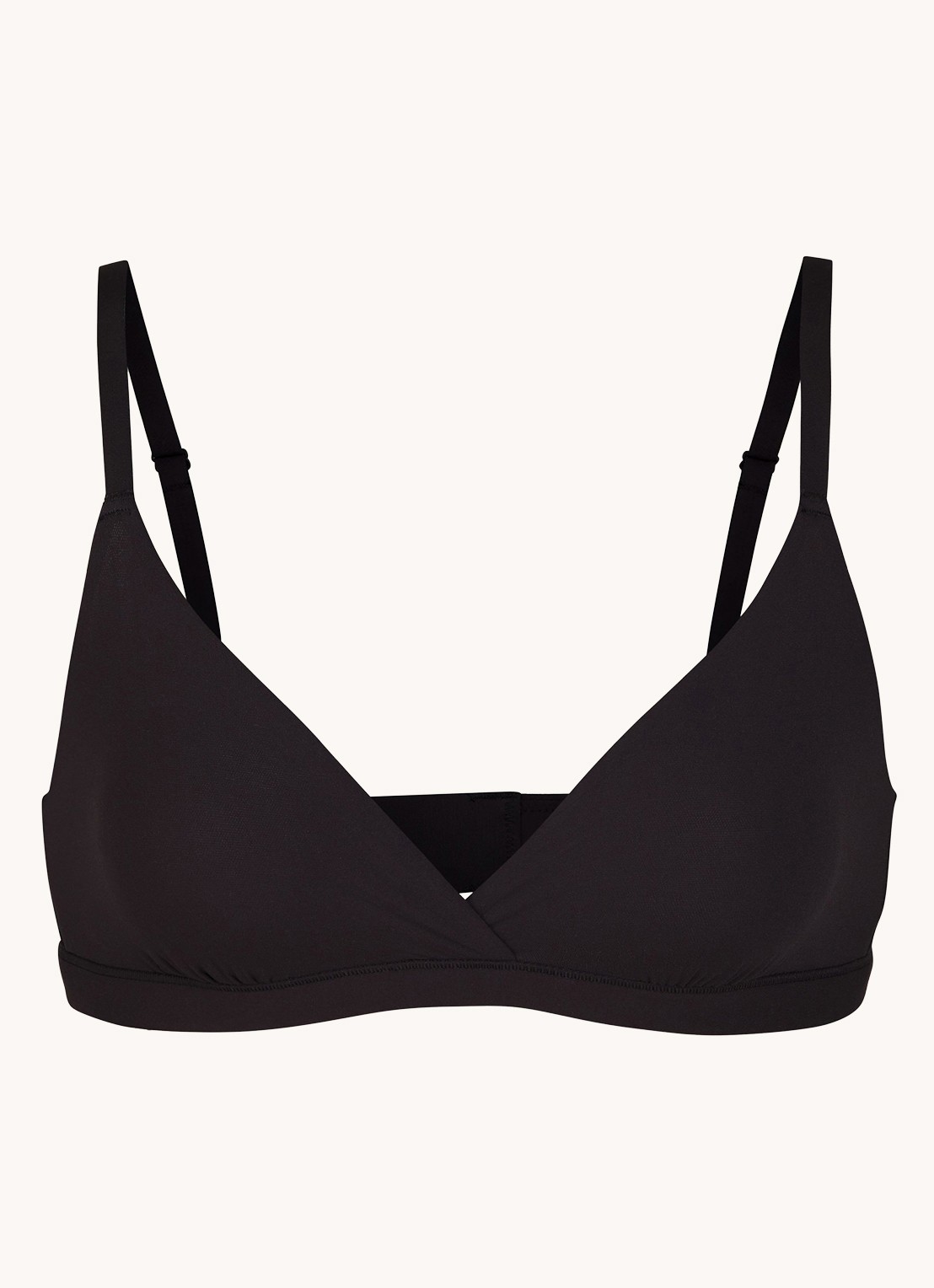 SKIMS Fits Everybody bralette zonder vulling - voorkant 5 zwart