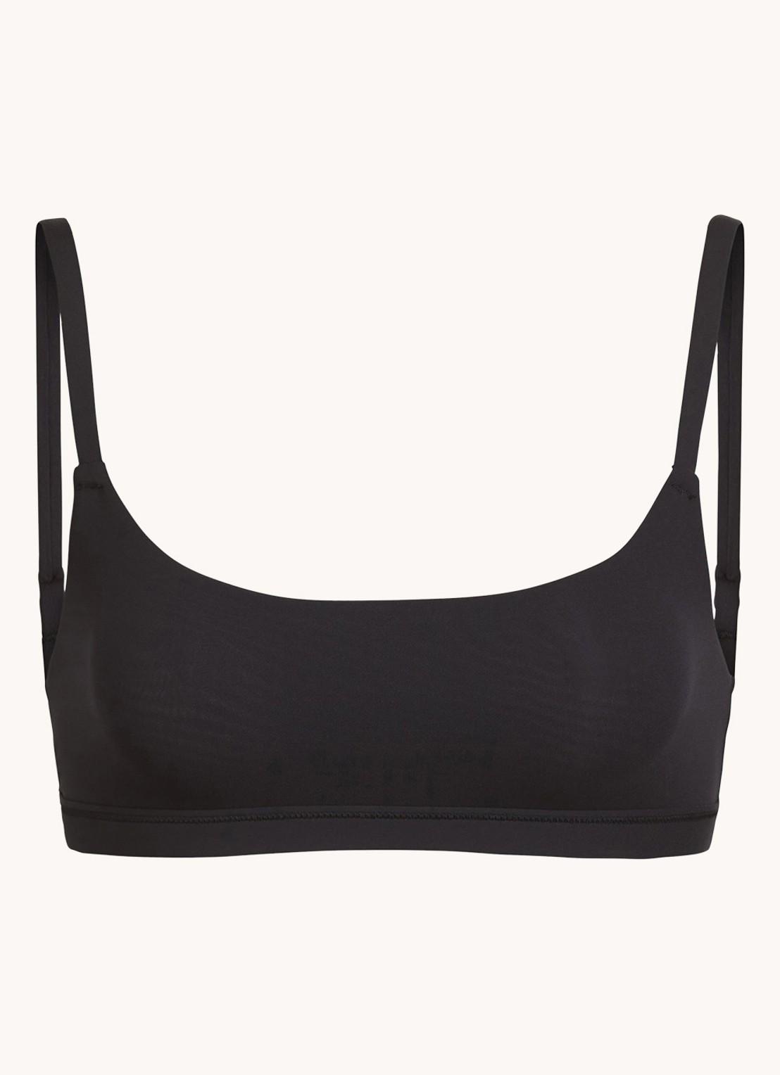 SKIMS Fits Everybody bralette zonder vulling - voorkant zwart