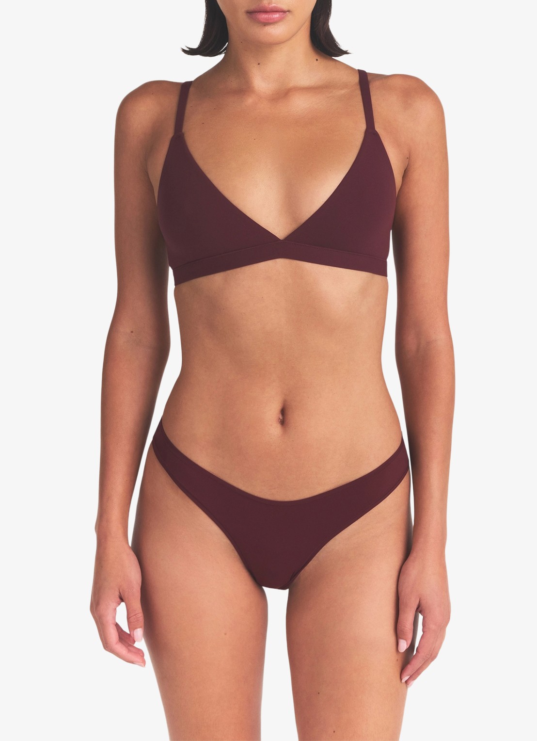 SKIMS Fits Everybody bralette - detail 3 bordeauxrood